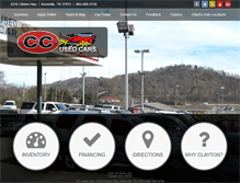Tablet Screenshot of ccusedcars.com